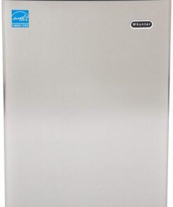 Whynter Upright Freezer with Lock, 3 Cu. Ft. Small Freezer Mini Freezer for Bedrooms, Dorms, Garages, Offices CUF-301SS, Stainless Steel, Energy Star