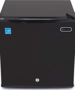 Whynter Upright Small Freezer Mini Freezer with Lock for Bedrooms, Dorms, Garages, Offices CUF-110B, Black Energy Star, 1.1 Cu Ft