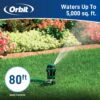 10-Pack Orbit 58573N H2O-6 Gear Drive Sprinkler - Versatile Gear Drive for Efficient Lawn Watering