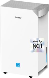 105 Pint/D Energy Star Dehumidifier, AEOCKY #1 Dehumidifier Brand Verified by Stackline, 5500 Sq.Ft Compressor Dehumidifiers with Drain Hose, for Basement, Bedroom, Home, Bathroom, Garage, Large Room