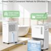 1500 Sq.ft Dehumidifier for Basement, Trazico 21 Pint Quiet Dehumidifiers for Home with Drain Hose, Smart Humidity Control, 3 Modes, 24H Timer, Auto Defrost, for Large Room, Bedroom, and Bathroom