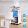 21 Pints Dehumidifier for Basement, 1500 Sq. Ft Dehumidifiers for Home with Drain Hose, Quiet Smart Humidity Control for Bedroom Bathroom with Auto Shut Off, 24H Timer