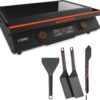 22 Inch Electric Griddle Nonstick with Lid, 8001 E-Series Tabletop Large Griddle By Blackstone with Blackstone Griddle Accessories For Indoor and Outdoor Use