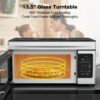 30" Over the Range Microwave Oven, ThermoMate 1.7 Cu. Ft. Capacity Microwave Over the Stove with One Touch, 1000 Cooking Watts, 300 CFM, 10 Power Levels, LED Lighting, Stainless Steel