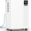30 Pint Dehumidifier for Basement, 2500 Sq. Ft Dehumidifiers for Home with Drain Hose, 3 Modes, Smart Humidity Control, 24H Timer, 0.52 Gal Water Tank, for Whole House, Bedroom, Bathroom, Garage, Rv