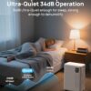 30 Pint Dehumidifier for Basement, 2500 Sq. Ft Dehumidifiers for Home with Drain Hose, 3 Modes, Smart Humidity Control, 24H Timer, 0.52 Gal Water Tank, for Whole House, Bedroom, Bathroom, Garage, Rv