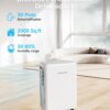 30 Pints Dehumidifier for Basement, 2000 Sq. Ft Dehumidifiers for Home with Drain Hose, Quiet Smart Humidity Control for Bedroom Bathroom with Auto Shut Off, 24H Timer