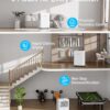 30 Pints Dehumidifier for Basement, 2000 Sq. Ft Dehumidifiers for Home with Drain Hose, Quiet Smart Humidity Control for Bedroom Bathroom with Auto Shut Off, 24H Timer