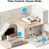 4,000 Sq.ft Dehumidifier for Basement, 45 Pint Dehumidifiers for Home with Drain Hose, Smart Humidity Control, Auto Defrost, Auto Restart, 24H Timer, for Bedroom, Bathroom, RV, Garage