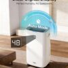 4500 Sq.Ft Dehumidifier for Basement and Large Rooms Max 80 Pint/Day Dehumidifiers with Drain Hose Smart Humidity Control 1.71Gallon Water Tank 24h Timer for Home, Bedroom, RV, Bathroom