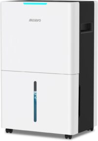5000 Sq. Ft Dehumidifiers for Home and Basement, 52 Pint Day Dehumidifier with Drain Hose, 3 Modes, 24H Timer, Auto Defrost, Child Lock, for Bedroom, Garage, RV, Large Room, Humid Summer, Rainy Season