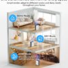 5000 Sq. Ft Dehumidifiers for Home and Basement, 52 Pint/Day Dehumidifier with Drain Hose, 3 Modes, 24H Timer, Auto Defrost, Child Lock, for Bedroom, Garage, RV, Large Room, Humid Summer, Rainy Season