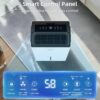 5000 Sq. Ft Dehumidifiers for Home and Basement, 52 Pint/Day Dehumidifier with Drain Hose, 3 Modes, 24H Timer, Auto Defrost, Child Lock, for Bedroom, Garage, RV, Large Room, Humid Summer, Rainy Season