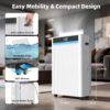 5000 Sq. Ft Dehumidifiers for Home and Basement, Max 95 Pint/Day Dehumidifier with Drain Hose, Compressor Dehumidifier with Humidity Control, 24H Timer & Child Lock, for Bedroom, Large Rooms