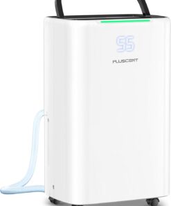 5000 Sq.Ft Dehumidifiers for Home, 52 Pints Compressor Dehumidifier for Basement with Drain Hose, Smart Humidity Control, Auto Defrost, Auto Restart, 24H Timer, for Bedroom, Large Rooms