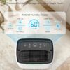 5000 Sq.Ft Dehumidifiers for Home, 52 Pints Compressor Dehumidifier for Basement with Drain Hose, Smart Humidity Control, Auto Defrost, Auto Restart, 24H Timer, for Bedroom, Large Rooms