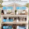5000 Sq.Ft Dehumidifiers for Home, 52 Pints Compressor Dehumidifier for Basement with Drain Hose, Smart Humidity Control, Auto Defrost, Auto Restart, 24H Timer, for Bedroom, Large Rooms