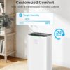 5000 Sq.Ft Dehumidifiers for Home, 52 Pints Compressor Dehumidifier for Basement with Drain Hose, Smart Humidity Control, Auto Defrost, Auto Restart, 24H Timer, for Bedroom, Large Rooms