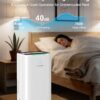 5000 Sq.Ft Dehumidifiers for Home, 52 Pints Compressor Dehumidifier for Basement with Drain Hose, Smart Humidity Control, Auto Defrost, Auto Restart, 24H Timer, for Bedroom, Large Rooms