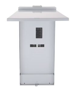 ABB ReliaHome P-Series 200 -Amp 8 -Spaces 16 -Circuit Outdoor Main Breaker Plug-On Neutral Load Center