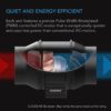 AC Infinity CLOUDLINE A6, Quiet 6” Inline Duct Fan with Speed Controller, EC Motor - Ventilation Exhaust Fan for Heating Cooling Booster, Grow Tents, Hydroponics