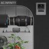 AC Infinity CLOUDLINE PRO T6, Quiet 6” Inline Duct Fan with Temperature Humidity VPD Controller, WiFi Integrated App Control - Ventilation Exhaust Fan for Heating Cooling, Grow Tents, Hydroponics