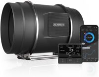 AC Infinity CLOUDLINE PRO T8, Quiet 8” Inline Duct Fan with Temperature Humidity VPD Controller, WiFi Integrated App Control - Ventilation Exhaust Fan for Heating Cooling, Grow Tents, Hydroponics