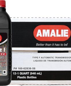 AMALIE Ford Type F Automatic Transmission Fluid (160-62836-56) 1 Quart Bottle, Pack of 12 Made in USA