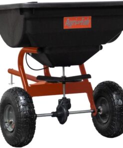Agri-Fab 45-0530-131, 85 lb. Tow Broadcast Spreader,Black/Orange
