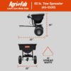 Agri-Fab 45-0530-131, 85 lb. Tow Broadcast Spreader,Black/Orange