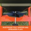 Agri-Fab 45-0530-131, 85 lb. Tow Broadcast Spreader,Black/Orange