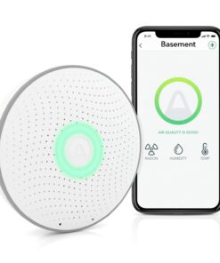 Airthings 2950 Wave Radon - Smart Radon Detector with Humidity & Temperature Sensor – Easy-to-Use – Accurate – No Lab Fees – Battery Operated - Free App
