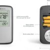Airthings Corentium Home Radon Detector 223 Portable, Lightweight, Easy-to-Use, (3) AAA Battery Operated, USA Version, pCi/L