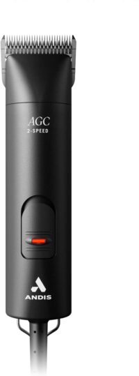 Andis 24675 UltraEdge 2-Speed Detachable Blade Pet/Dog Clipper – Runs Cool & Quiet, Designed with Two-Speed Rotary Motor & Shatter-Proof Housing - for All Coats & Breeds - 120 Volts, Black