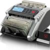 Aneken Money Counter Machine with Value Count, Dollar, Euro UV/MG/IR/DD/DBL/HLF/CHN Counterfeit Bill Detectors，Add and Batch Modes, Cash Counter with LCD Display