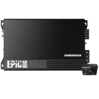 AudioControl EPICBIGFOUR 4-Channel Amplifier Car Audio 1400W RMS, Compact Digital Class D, Includes ACR-E Bass Knob, High/Low Pass Crossover, Line Level Inputs, Epicenter Link, Smart Auto Protection