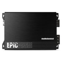 AudioControl EPICFOUR 4-Channel Amplifier Car Audio 800W RMS, Compact Digital Class D, High/Low Pass Crossover, RCA Line Level Inputs for Aftermarket Radios, Epicenter Link, Smart Auto Protection