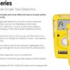 BW Technologies BWC2-M BW Clip Single Gas CO Monitor, 35/200, Yellow, Standard, 1 Count
