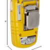 BW Technologies Corded Electric BWC2-H BW Clip Single Gas H2S Monitor, 10/15 (1 Pack)