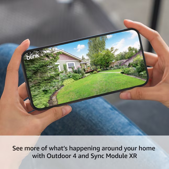 Blink Outdoor 4 XR - Wireless security camera with extended range, go up to 400 feet from your home, Sync Module XR included - 6 camera system1_11zon Blink Outdoor 4 XR - Wireless security camera with extended range, go up to 400 feet from your home, Sync Module XR included - 6 camera system