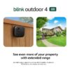 Blink Outdoor 4 XR - Wireless security camera with extended range, go up to 400 feet from your home, Sync Module XR included - 6 camera system Blink Outdoor 4 XR - Wireless security camera with extended range, go up to 400 feet from your home, Sync Module XR included - 6 camera system