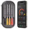 CHEF iQ Sense | Smart Wireless Meat Thermometer | 4 Ultra-Thin Probes | WiFi Unlimited Range | 1000°F Heat Safe | 5 Sensors | BBQ, Grill, Oven, Smoker, Air Fryer | Gen3 | Black