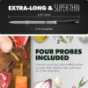 CHEF iQ Sense | Smart Wireless Meat Thermometer | 4 Ultra-Thin Probes | WiFi Unlimited Range | 1000°F Heat Safe | 5 Sensors | BBQ, Grill, Oven, Smoker, Air Fryer | Gen3 | Black CHEF iQ Sense | Smart Wireless Meat Thermometer | 4 Ultra-Thin Probes | WiFi Unlimited Range | 1000°F Heat Safe | 5 Sensors | BBQ, Grill, Oven, Smoker, Air Fryer | Gen3 | Black