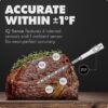 CHEF iQ Sense | Smart Wireless Meat Thermometer | 4 Ultra-Thin Probes | WiFi Unlimited Range | 1000°F Heat Safe | 5 Sensors | BBQ, Grill, Oven, Smoker, Air Fryer | Gen3 | White