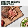 CHEF iQ Sense | Smart Wireless Meat Thermometer | 4 Ultra-Thin Probes | WiFi Unlimited Range | 1000°F Heat Safe | 5 Sensors | BBQ, Grill, Oven, Smoker, Air Fryer | Gen3 | White