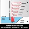 CRAFTSMAN CMXWUSD61236 1/4-HP 115 -Volt 42-Gallon Thermoplastic Submersible utility pump