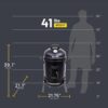 Char-Broil Bullet Charcoal Smoker 16" - 18202075,Black