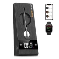 ChefsTemp ProTemp 2 Plus Needle Probe Wireless Meat Thermometer with Temperature Controller Unlimited Range Bluetooth & WiFi Enabled Smart Cooking Smoker Grilling BBQ Oven Kitchen (Stand + 1 Probe)
