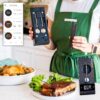 ChefsTemp ProTemp 2 Plus Needle Probe Wireless Meat Thermometer with Temperature Controller Unlimited Range Bluetooth & WiFi Enabled Smart Cooking Smoker Grilling BBQ Oven Kitchen (Stand + 1 Probe)
