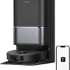 DREAME L40 Ultra Gen 2 Robot Vacuum and Mop with 25,000Pa Suction, Extendable Side Brush and Mop, All-in-One Self-Emptying & Cleaning Dock, Voice & App Control, Black